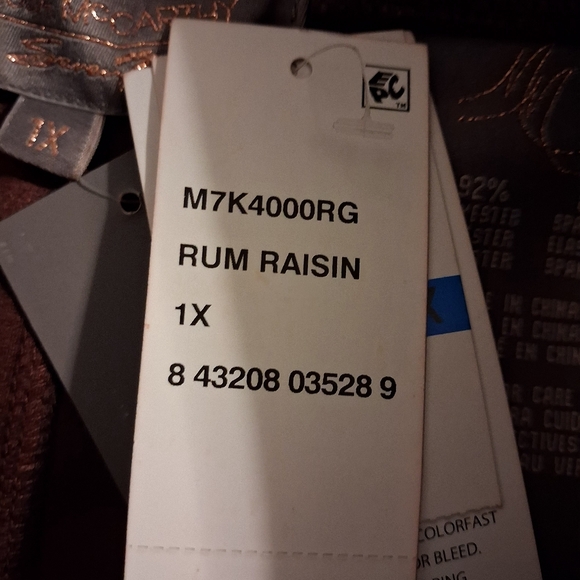 NEW! Melissa McCarthy Seven7 Print Faux Suede Pencil Skirt Size 1X - Picture 11 of 12